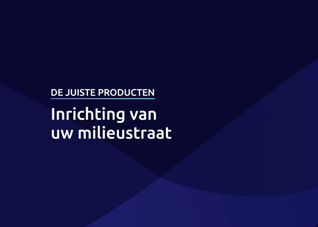 Inrichting milieustraat optimaliseren met TWS Benelux